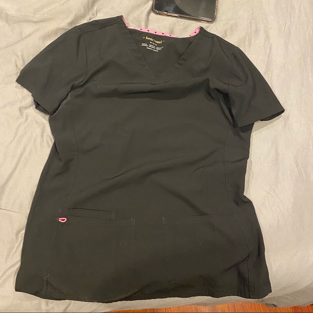 Heart and soul scrub top and bottom